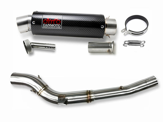 スズキ DR-Z400 | DR-Z400S | DR-Z400SM | 2000-2009 DANMOTO カーボン スリップオンマフラー