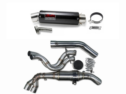 DANMOTO カーボン フルエキゾーストマフラーカワサキ Z650RS 2022-2023