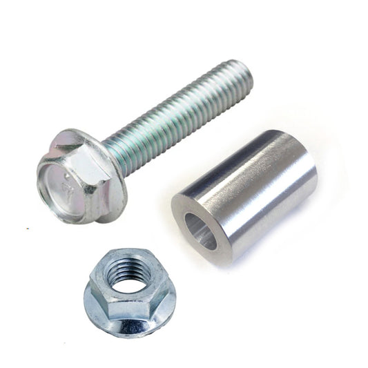 M8フランジボルトナットセット + アルミスペーサー　(M8x45mm)