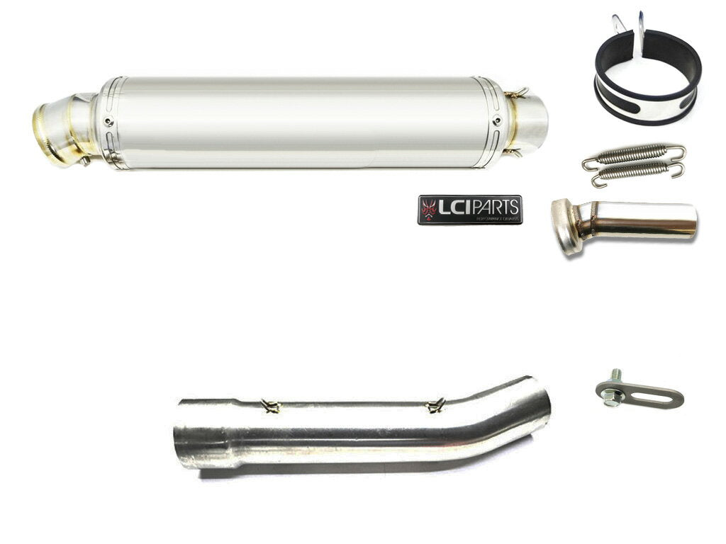 アプリリア Tuono トゥオーノ 2002-2005 LCIPARTS ラウンドステンレススリップオンマフラー
