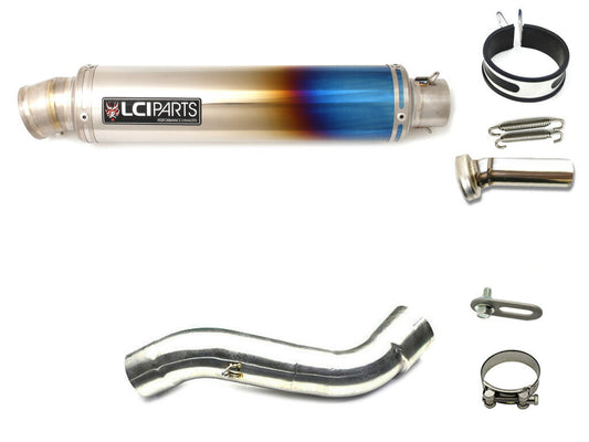 アプリリア RSV4 2009-2016 LCIPARTS ラウンドフルチタンスリップオンマフラー