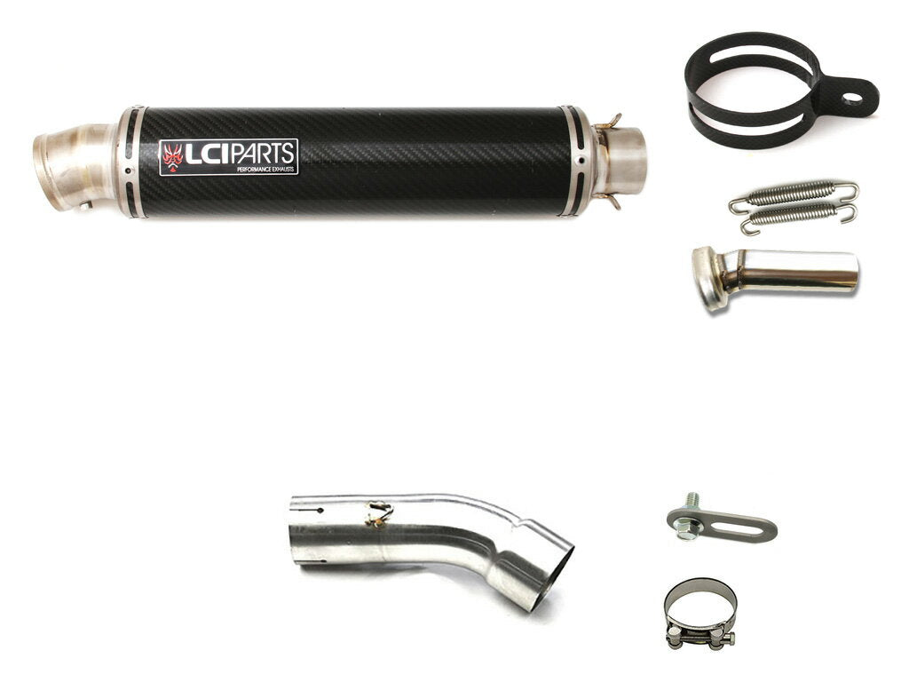 BMW C650GT 2012-2015  LCIPARTS ラウンドチタンカーボンスリップオンマフラー