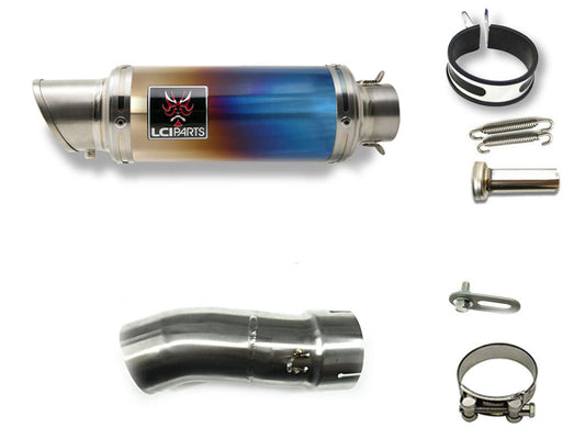 BMW R1200GS ADV 2010-2012 2010-2012 LCIショートチタンスリップオンマフラー