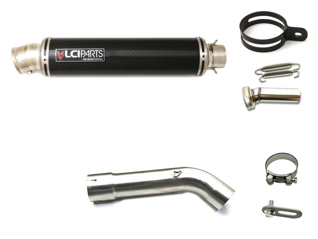 BMW R1200RT R1200R R1200ST 2005-2009 LCIPARTS ラウンドチタンカーボンスリップオンマフラー