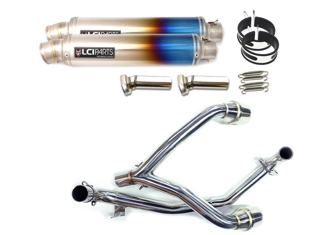 ホンダ GROM125 グロム125 2012-2015 デュアル  LCIPARTS ラウンドフルチタンフルエキゾーストマフラー