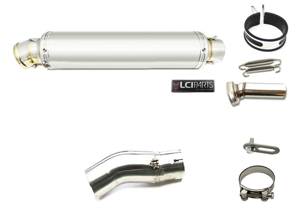 カワサキ NINJA H2 2015-2022 LCIPARTS ラウンドステンレススリップオンマフラー