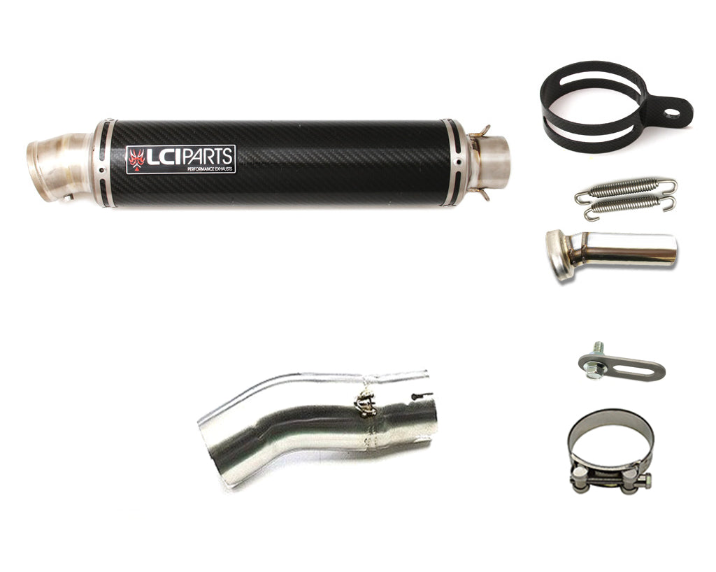 カワサキ Z H2 / Z H2 SE 2020-2024 LCIPARTS ラウンドチタンカーボンスリップオンマフラー