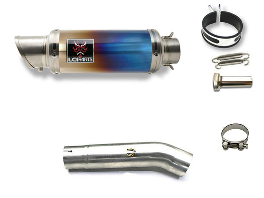 ホンダ CB400SF CB400SB NC42 2007-2022 LCIPARTS ショートチタン スリップオン マフラー