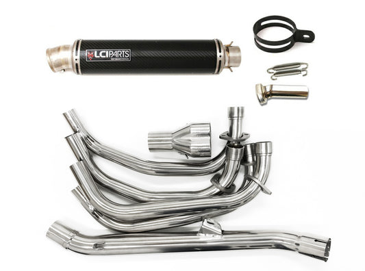 ホンダ CB400SF CB400SB NC39 1999-2007 LCIPARTS ラウンドチタンカーボンフルエキゾーストマフラー