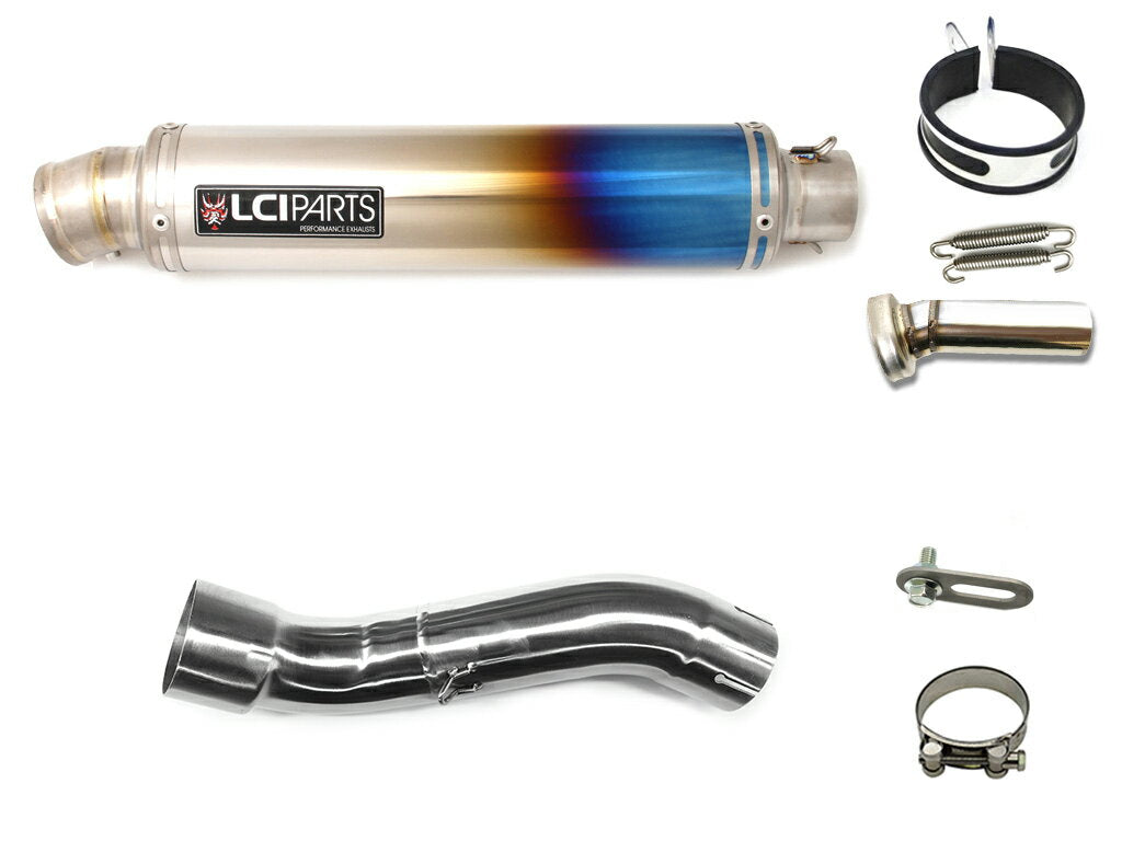 ホンダ  XL750 TRANSALP LCIPARTS ラウンドフルチタンスリップオンマフラー