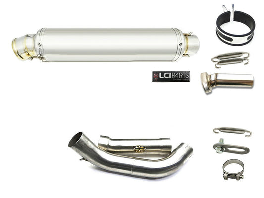 ホンダ HORNET250 ホーネット250 LCIPARTS ラウンドステンレススリップオンマフラー