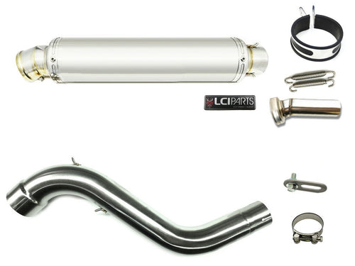 ホンダ VFR1200F VFR1200X 2010-2016　 LCIラウンドステンレススリップオンマフラー