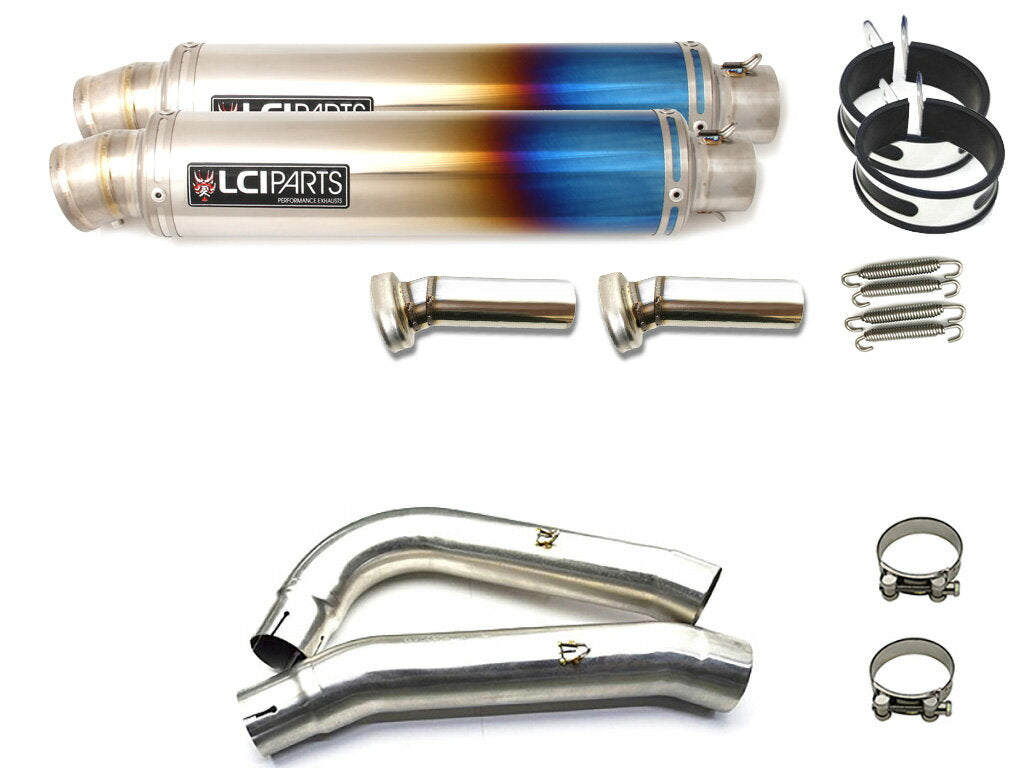 ホンダ VTR1000SP1 RVT1000R RC51 SP1  LCIPARTS ラウンドフルチタンスリップオンマフラー