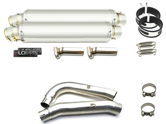 ホンダ VTR1000SP1 RVT1000R RC51 SP1  LCIPARTS ラウンドステンレススリップオンマフラー