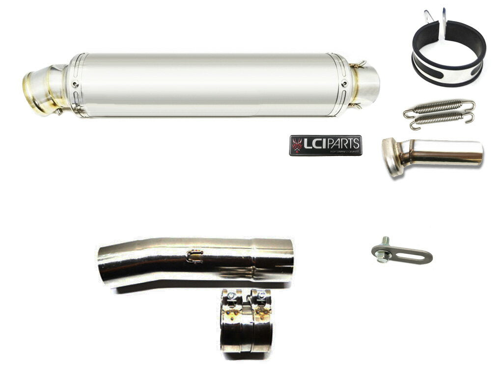 ホンダ VTR250 1998-2014 LCIPARTS ラウンドステンレススリップオンマフラー