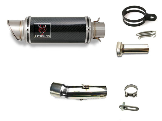 カワサキ Z400 2019-2024 LCIPARTS ショートカーボン スリップオン マフラー