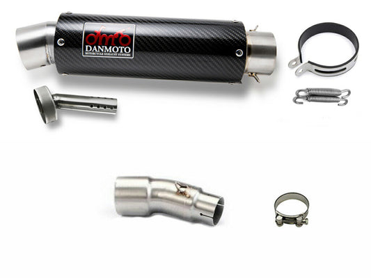 カワサキ NINJA250R ニンジャ250R 2008-2012 DANMOTO カーボン スリップオンマフラー