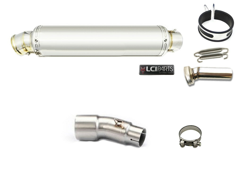 カワサキ NINJA250R ニンジャ250R 2008-2012 LCIPARTS ラウンドステンレススリップオンマフラー