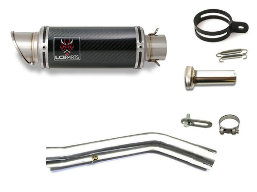 カワサキ Z750 2004-2006 LCIショートカーボンスリップオンマフラー