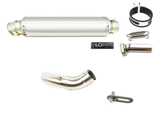 カワサキ Z900 2017-2019 LCIPARTS ラウンドステンレススリップオンマフラー