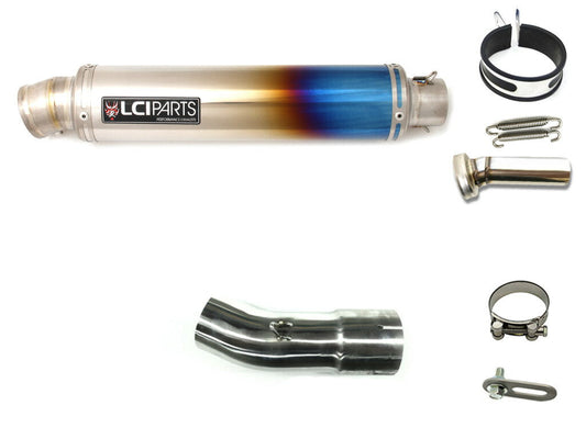 カワサキ ZX-4R SE ZX-4RR 2024- LCIPARTS ラウンドフルチタンスリップオンマフラー