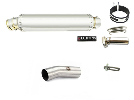 カワサキ ZX10R ZX-10R 2008-2010 LCIPARTS ラウンドステンレススリップオンマフラー