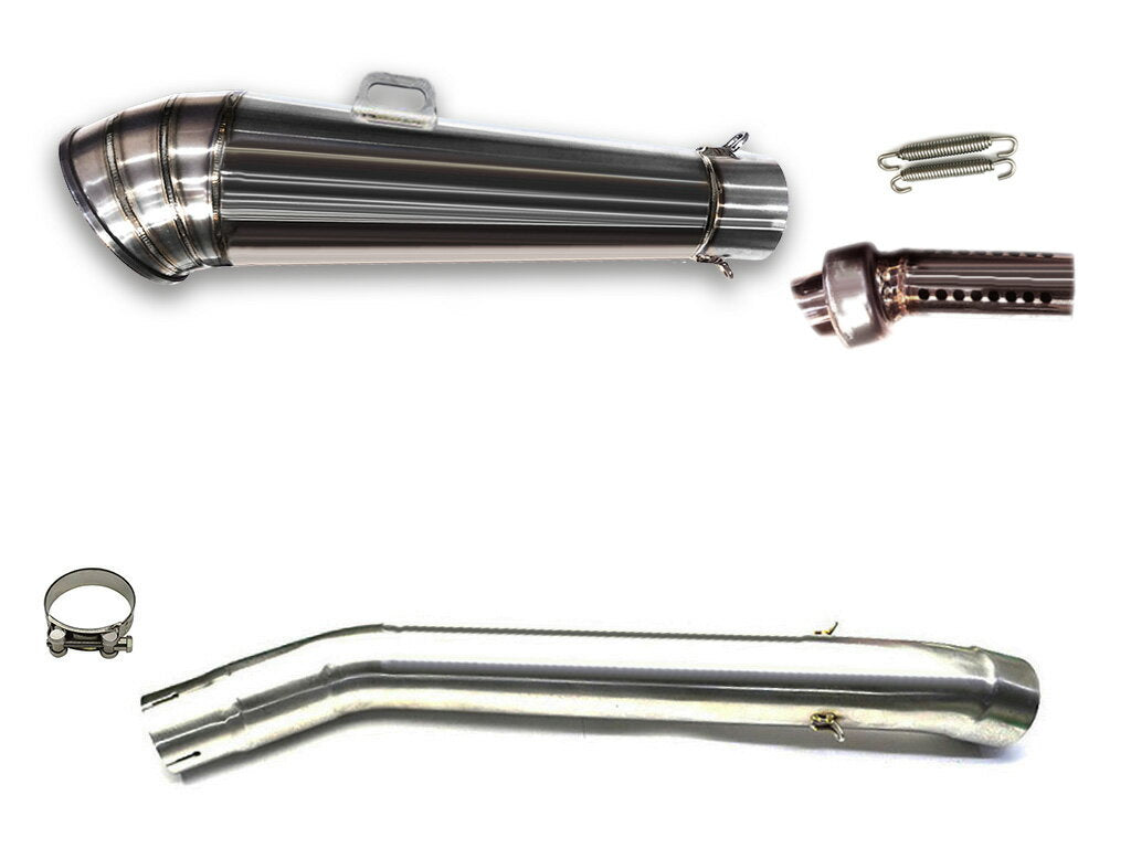 カワサキ ZX6R ZX-6R 2003-2004 LCIPARTS GPステンレススリップオンマフラー