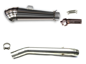 カワサキ ZX6R ZX-6R 2003-2004 LCIPARTS GPステンレススリップオンマフラー