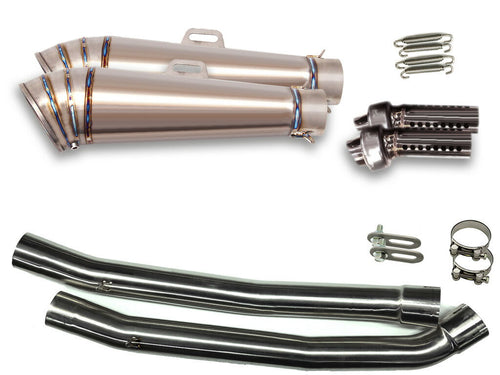 カワサキ ZX-14 ZZR1400 ZX14 2006-2007 LCIPARTS GPチタンスリップオンマフラー