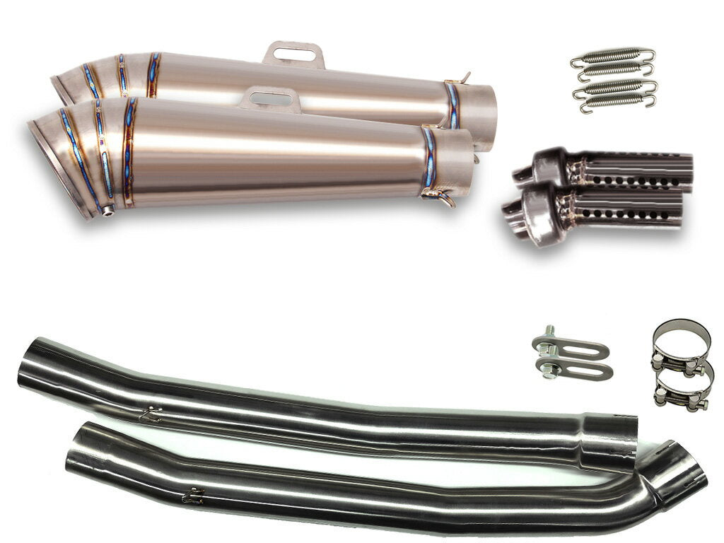 カワサキ ZX-14 ZZR1400 ZX14 2008-2011 LCIPARTS GPチタンスリップオンマフラー