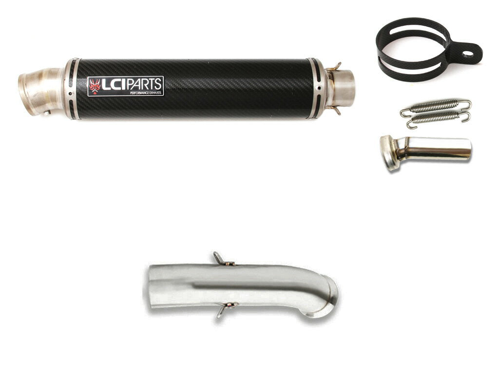 BMW K1200 2004-2008 LCIPARTS ラウンドチタンカーボンスリップオンマフラー