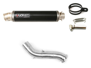 KTM DUKE 790 2018-2022 LCIPARTS LCI ラウンドチタンカーボン スリップオン マフラー