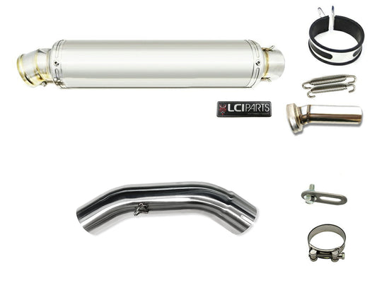 KTM DUKE125 DUKE200 DUKE250 DUKE390 2020-2023 LCIPARTS ラウンドステンレス スリップオン マフラー