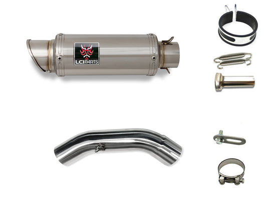 KTM DUKE125 DUKE200 DUKE250 DUKE390 2020-2023 LCIPARTS ショートステンレス スリップオン マフラー