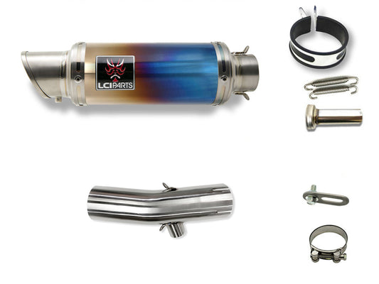 ホンダ HAWK 11 ホーク11 2022-2024 (8BL-SC85) LCIPARTS ショートチタン スリップオン マフラー