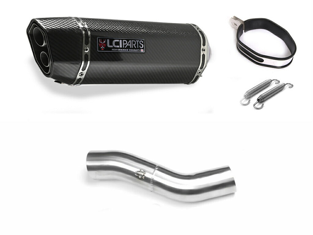 DUCATI Diavel ディアベル LCIPARTS ツインエンド　カーボン スリップオンマフラー