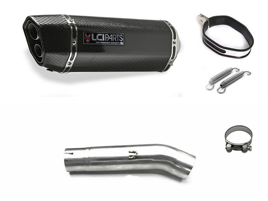 ホンダ CB400SF CB400SB 2007-2022 NC42 LCIPARTS ツインエンド　カーボン スリップオンマフラー
