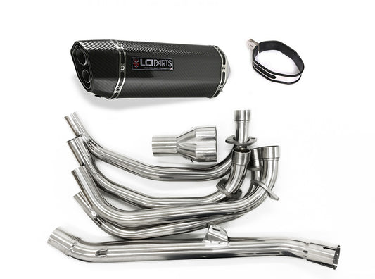 ホンダ CB400SF CB400SB NC39 1999-2007 LCIPARTS ツインエンド　カーボン フルエキゾーストマフラー