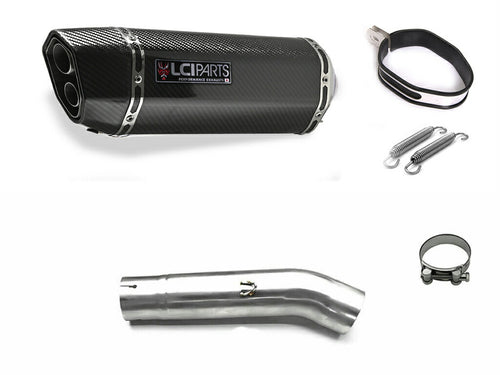 ホンダ CBR600F 2011-2013 PC41 LCIPARTS ツインエンド　カーボン スリップオンマフラー