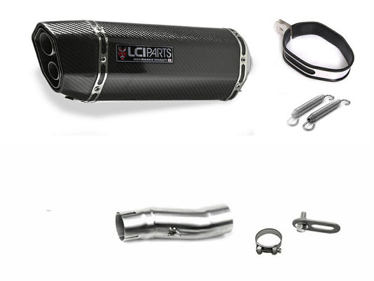 ホンダ NM4-01 NM4-02 2014- RC82 LCIPARTS ツインエンド　カーボン スリップオンマフラー