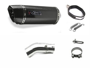 カワサキ NINJA H2 2015-2022 LCIPARTS ツインエンド　カーボン スリップオンマフラー