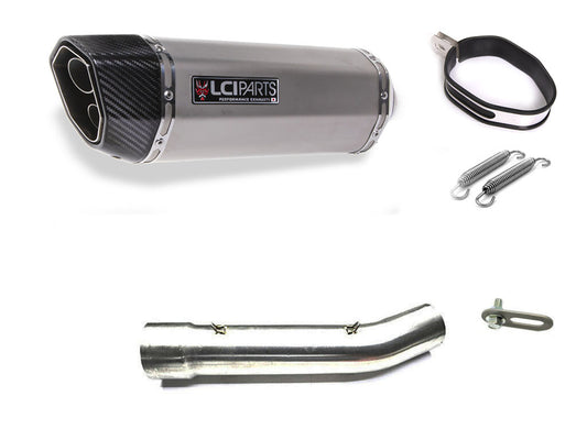 アプリリア RSV Mille / RSV1000 1998-2003 LCIPARTS ツインエンド　ステンレス スリップオンマフラー