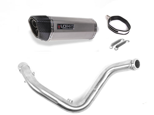 BMW G310R G310GS 2016-2023 LCIPARTS ツインエンド　ステンレス フルエキゾーストマフラー