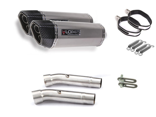 DUCATI MONSTER900 モンスター900 M900 M800 M620 M695 1993-2004 LCIPARTS ツインエンド　ステンレス スリップオンマフラー