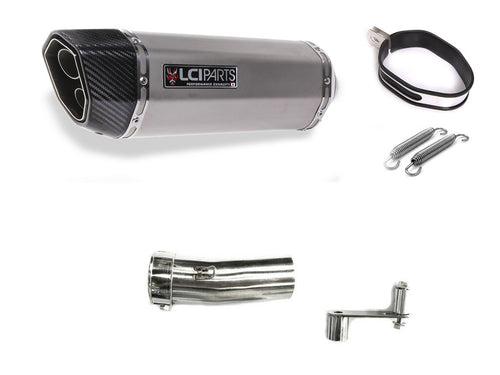 ホンダ CRF1000L AFRICA TWIN 2016-2023 SD04 LCIPARTS ツインエンド　ステンレス スリップオンマフラー
