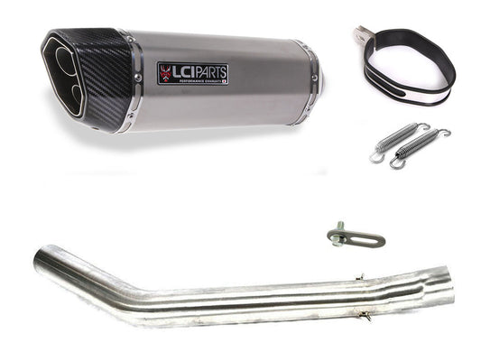 カワサキ 1400GTR 2008-2016 LCIPARTS ツインエンド　ステンレス スリップオンマフラー