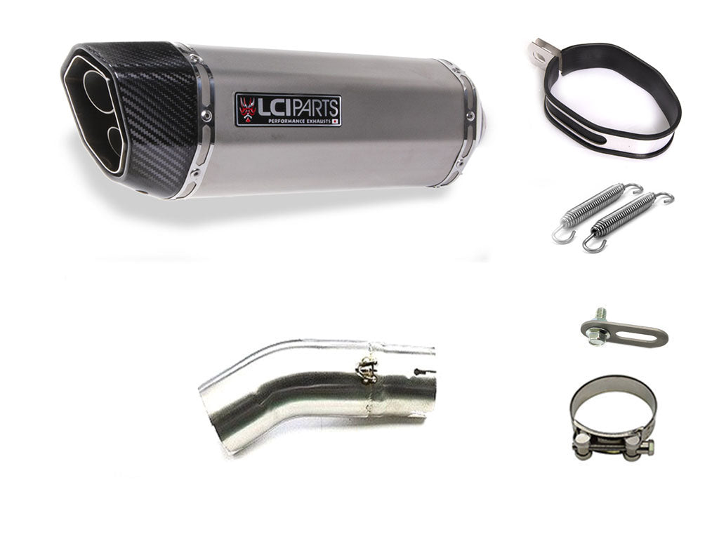 カワサキ NINJA H2 2015-2022 LCIPARTS ツインエンド　ステンレス スリップオンマフラー