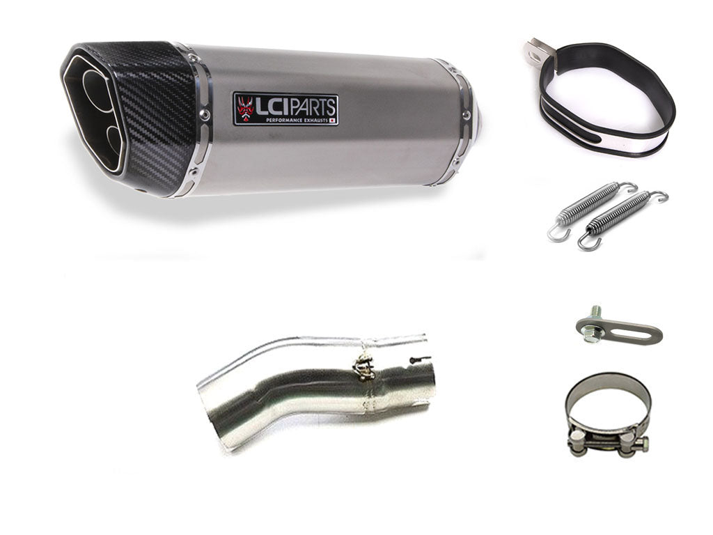 カワサキ NINJA H2SX / H2SX SE 2022-2024 (8BL-ZXT02P) LCIPARTS ツインエンド ステンレス スリップオン マフラー