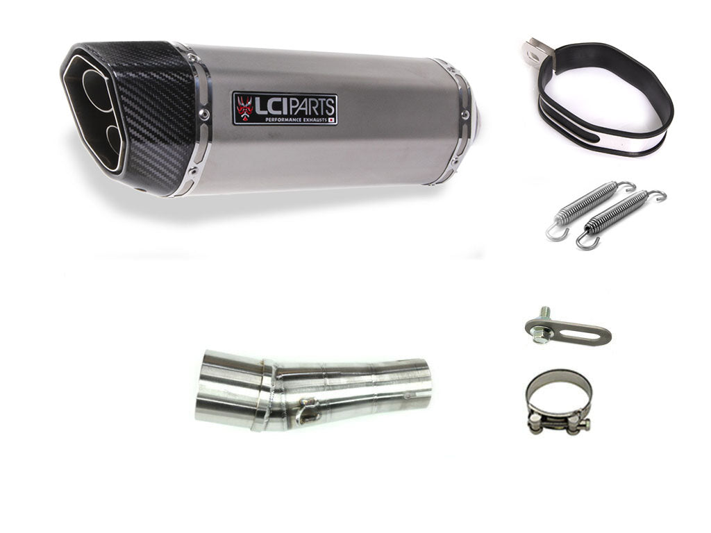 カワサキ NINJA250 ニンジャ250 Z250 2013-2017 LCIPARTS ツインエンド　ステンレス スリップオンマフラー