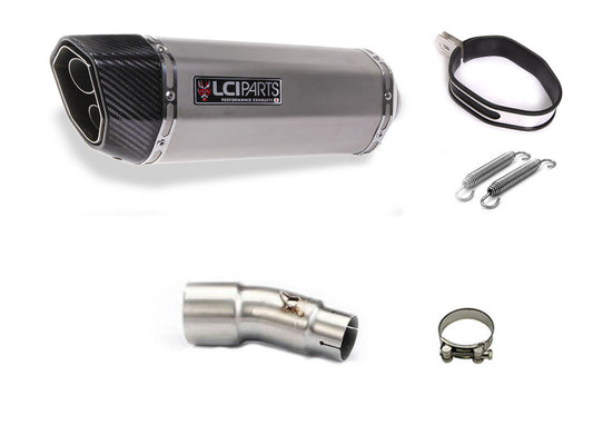 カワサキ NINJA250R ニンジャ250R 2008-2012 LCIPARTS ツインエンド　ステンレス スリップオンマフラー